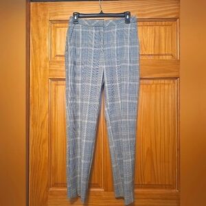 Blue Plaid Trousers